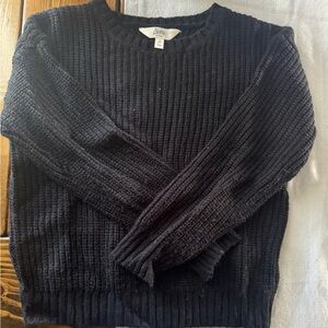 Cozy Black Ribbed Kids Sweater by Bixby Nomad (StitchFix)